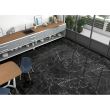 Gresie portelanata model marmura Santana Black, lucioasa, 60x120 cm, interior/exterior, culoare Negru