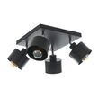 Aplica de tavan POLAR, NEGRU, 4XE27, EL 2094 / 4L