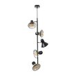 Pendul ADDER, NEGRU, 5XE27, EL 2338/5 BK