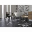 Gresie Arvora Black Mat 60x120 cm, negru, finisaj mat, model marmura