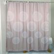 Perdea dus 180x200cm, model cercuri, maro