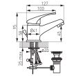 Baterie stativa lavoar Basic BBC2 FERRO