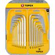 Set chei scurte hexagonale si torx 18 piese TOPEX 35D953