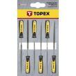 Set 6 pile ac pentru metal 3x140 mm TOPEX 06A010