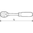 Cheie clichet 1/4" 150 mm TOPEX 38D501