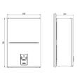 Centrala termica pe gaz in condensare, Ferroli Bluehelix Alpha 24C, murala, schimbator caldura inox, compatibila GPL, cu Kit Condens ASP. - SCAR. 60x100 0TPF2AWA