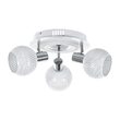 Candelabru CINTO, ALB, ELBULGARIA, 4000K, LED 12W-3XE14, 2459/3 WH/CR