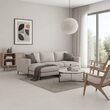 Gresie rectificata Fontana Light Gray 26420311 60x120 cm, model piatra, gri deschis, finisaj mat