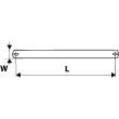 Panza de fierastrau pentru metal 25x300 mm TOPEX 10A335