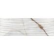 Faianta rectificata Goldie Onda White 4992, tip marmura, 24.4x74.4 cm, culoare alb, finisaj lucios