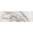 Faianta rectificata Goldie Onda White 4992, tip marmura, 24.4x74.4 cm, culoare alb, finisaj lucios