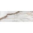 Faianta rectificata Goldie Onda White 4992, tip marmura, 24.4x74.4 cm, culoare alb, finisaj lucios