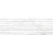 Faianta tip marmura cu aspect 3D Bianco Lines White 25,5x75,5 cm, Alb