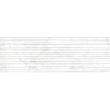 Faianta tip marmura cu aspect 3D Bianco Lines White 25,5x75,5 cm, Alb