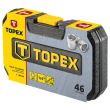 Set tubulare 46 piese 1/4" TOPEX 38D640