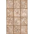 Piesa decorativa Jasper Print Brown 25х40, design geometric, culoare maro, cod 4683