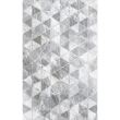 Piesa decorativa Jasper Print Grey 25х40, design geometric, culoare gri, cod 4682