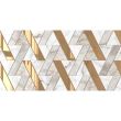 Piesa decorativa Delphi Art, model marmura, 4860, 25x50 cm, culoare alb