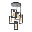 Candelabru LARGO S, NEGRU, 5XE27, EL 1998/5 BK