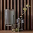 Riflaj Linerio S-Line Mocca, panou decorativ pentru perete, 2650x122x16mm