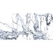Gresie Invisible Gray model marmura, 60x120 cm, culoare gri, finisaj lucios