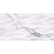 Faianta rectificata Altissimo Leaves White 4944, tip marmura, 30x60 cm, alb, finisaj lucios