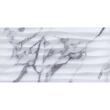 Faianta rectificata Statuario Waves White 4940, tip marmura, 30x60 cm, culoare alb