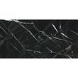Faianta rectificata 4941 Vertus Black 30x60 cm, model marmura, culoare neagra