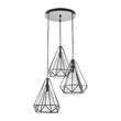 Candelabru RUBI, NEGRU, 3XE27, EL 1561 / 3P R