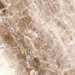 Gresie portelanata lucioasa Jasper Brown 33,3x33,3 cm, maro, cod 9850