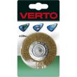 Perie sarma inox cu ax VERTO