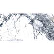 Gresie Invisible Gray model marmura, 60x120 cm, culoare gri, finisaj lucios