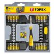 Set biti cu suport capat 37 piese TOPEX 39D343