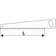 Fierastrau BCA 600 mm 17 dinti TOPEX 10A760