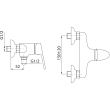 Baterie perete dus Smile BSM77 FERRO