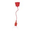 Pandantiv EDISON, ROSU, 1XE27, EL 1171 RED