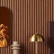 Riflaj Linerio M-Line Mocca, panou decorativ pentru perete, 2650x122x16mm
