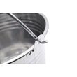 Găleată metalică pentru gospodărie și grădină, 12 L, finisaj cromat, Ø30 × 28 cm