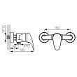 Baterie perete dus, crom, fara accesorii Combo BCM7 FERRO