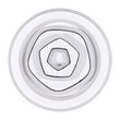 Aplica tavan AZALEA, ALB, LED 37W, 3000K-4000K-6000K, 2365