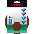 Discuri abrazive 125 mm 5 buc/set VERTO