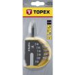 Set biti cu suport capat 7 piese TOPEX 39D350