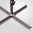Umbrela de gradina cu brat extensibil,300cm x 250cm, culoare maro