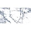 Gresie Invisible Gray model marmura, 60x120 cm, culoare gri, finisaj lucios