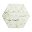 Gresie portelanata tip marmura, hexagonala, Lace Cappucino Mix Decor mat 20x23 cm 0200*0232