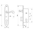 Broasca cu butuc 85 Ms H[mm]: 175; B[mm]: 65 EVOTOOLS 642001