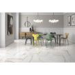Gresie Dana Gold tip piatra, finisaj lucios, 60,8x60,8 cm, culoare alba