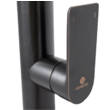 Baterie lavoar tip stalp cu pipa mobila Ermetiq, gama STYLISH Negru ER-DG115N