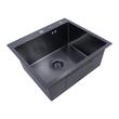 Chiuveta SanDonna HD5550, inox, 550x500mm, negru