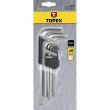Set chei imbus lungi 9 piese 1.5-10 mm TOPEX 35D956